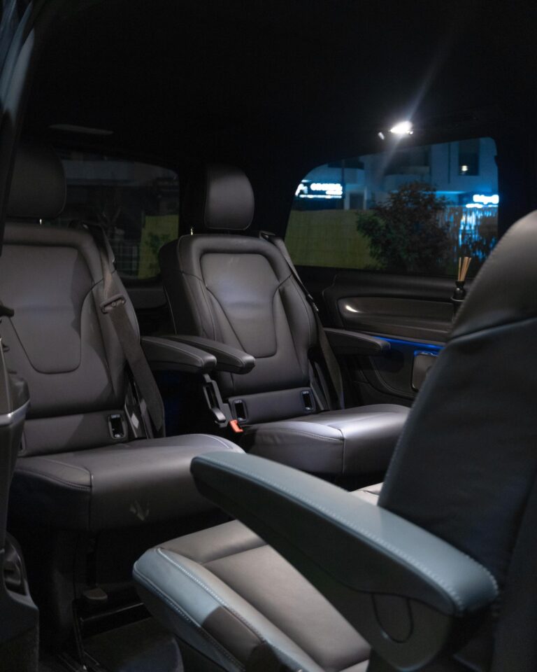Luxury airport transfer vehicle